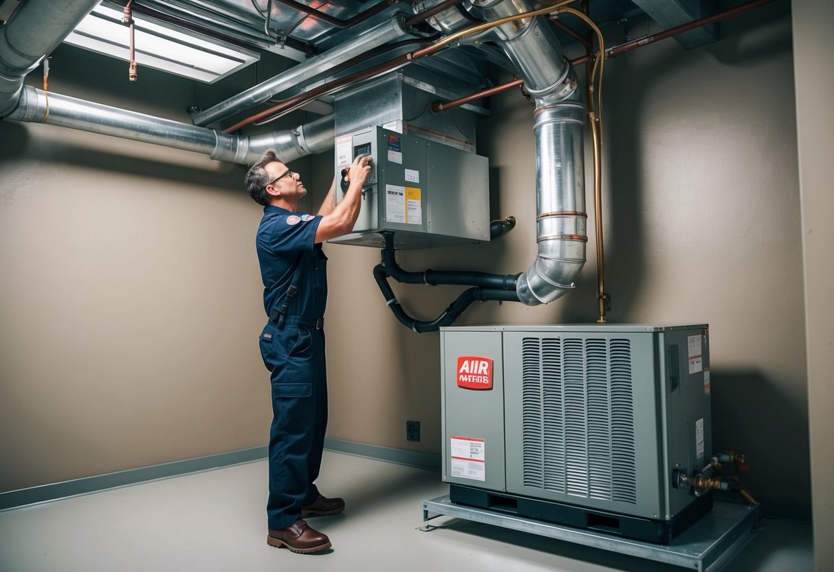 air handler installation process