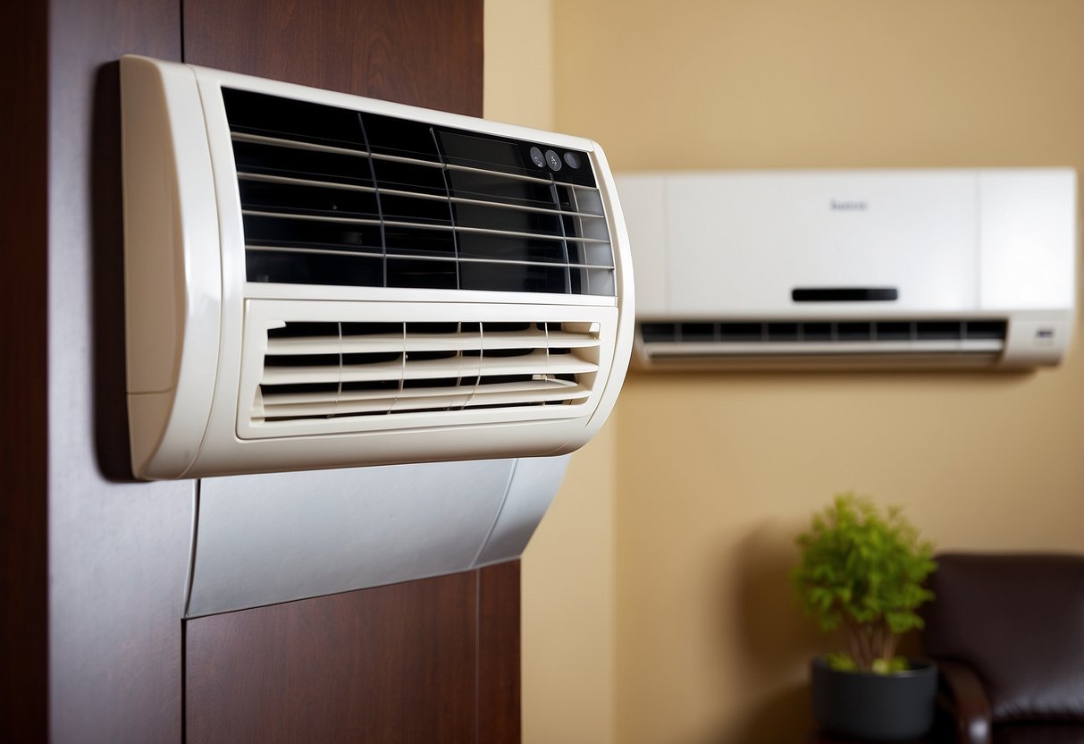 ductless heating system components