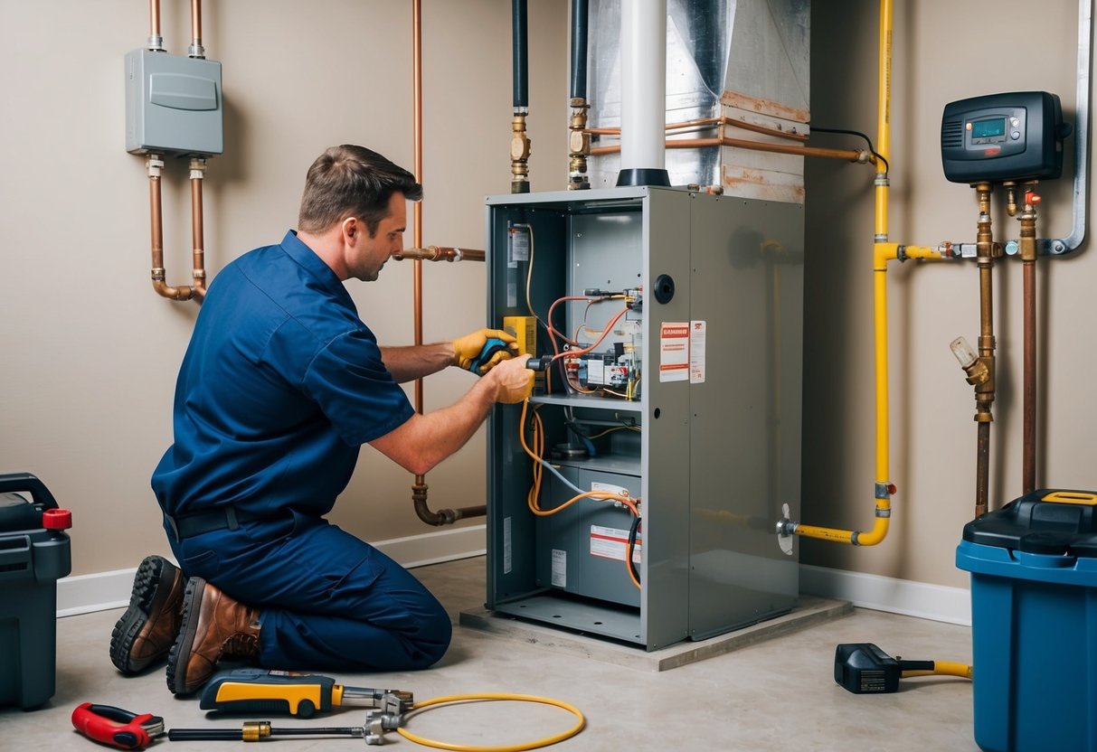 gas furnace installation process