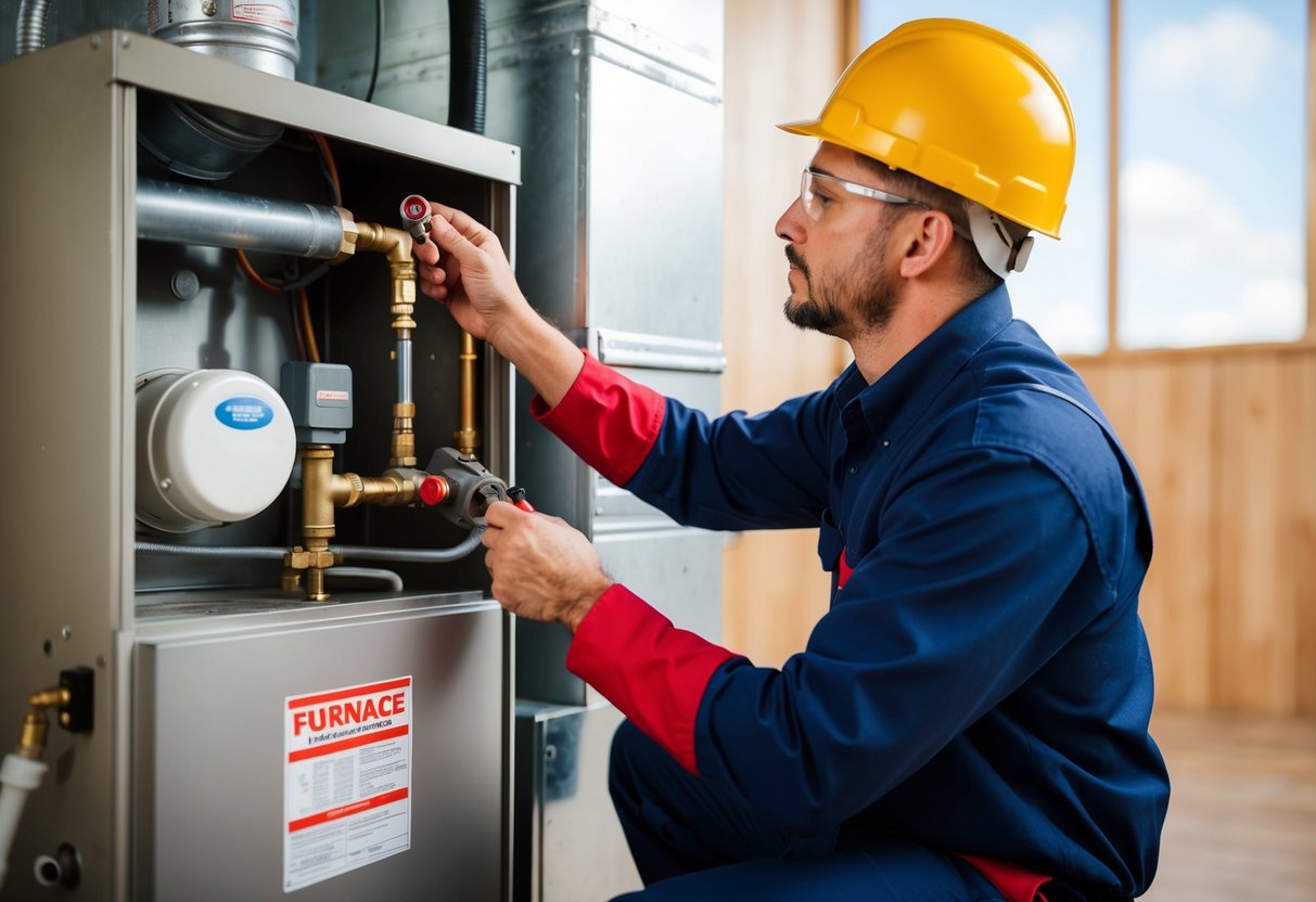 safety precautions for gas furnace installation